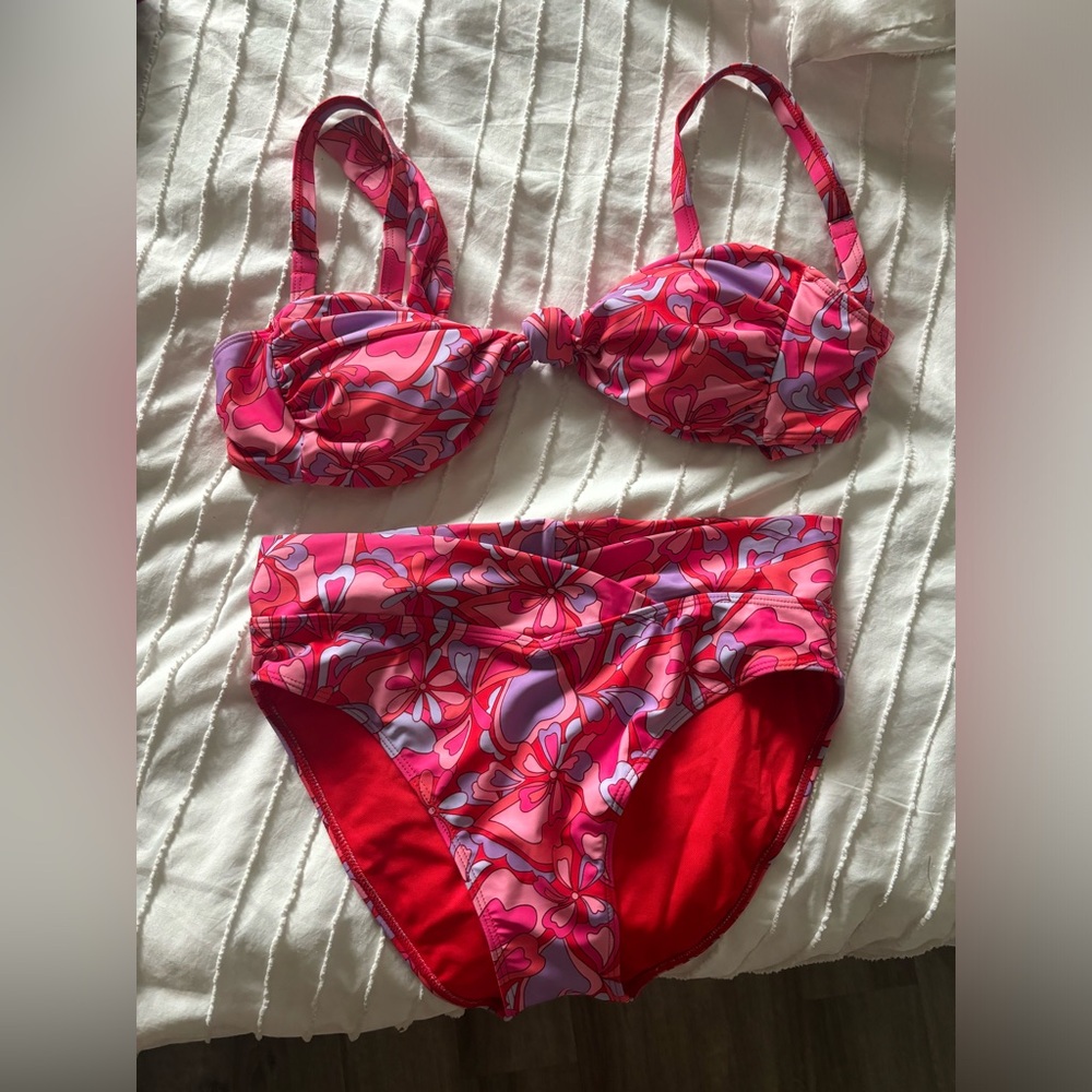 Pink Lily Bikini